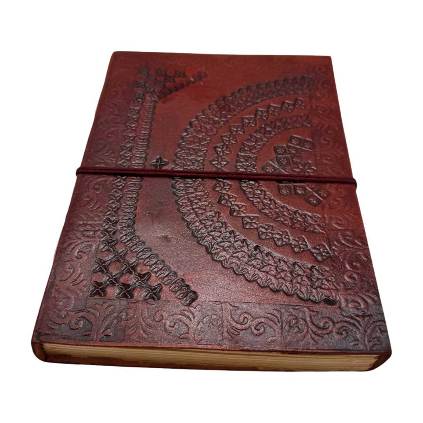 Libreta 100% ecológica India de piel con mandala