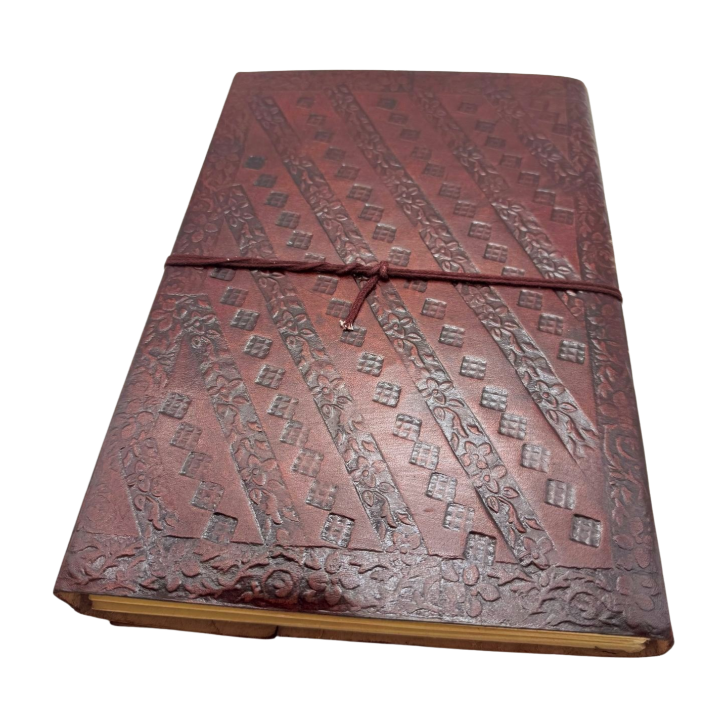Libreta 100% ecológica India de piel con mandala