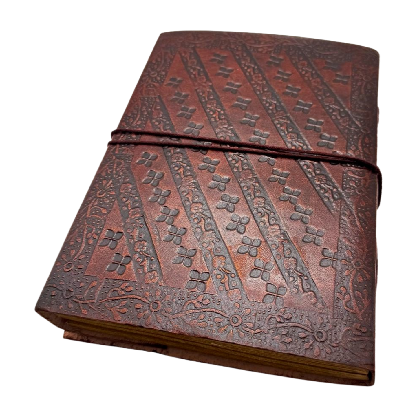 Libreta 100% ecológica India de piel árbol de la vida