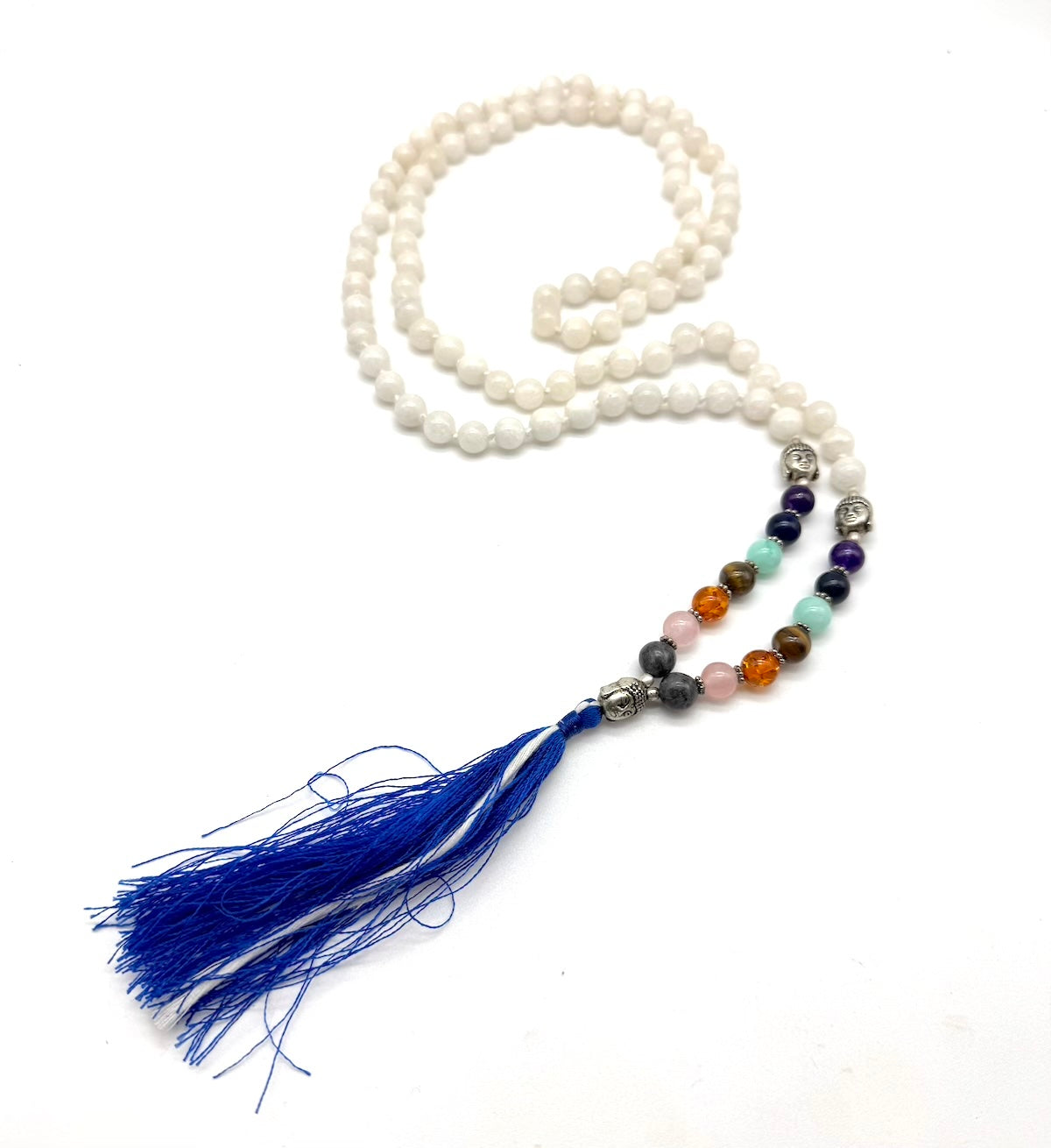 Mala de minerales naturales de ÁGATA BLANCA