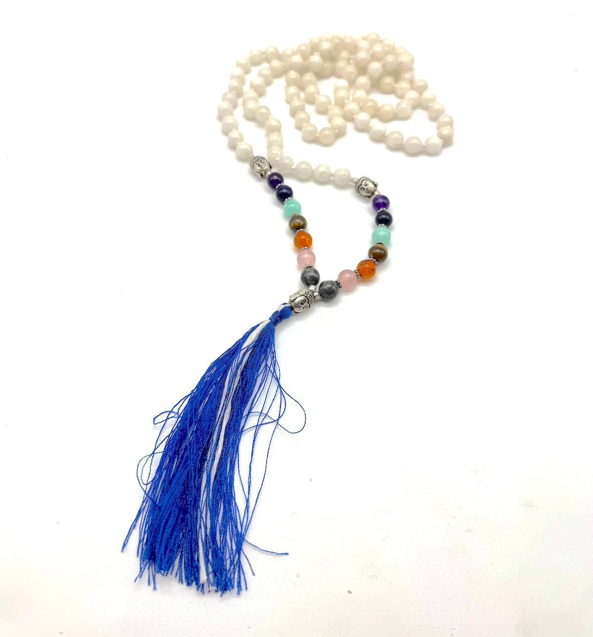 Mala de minerales naturales de ÁGATA BLANCA