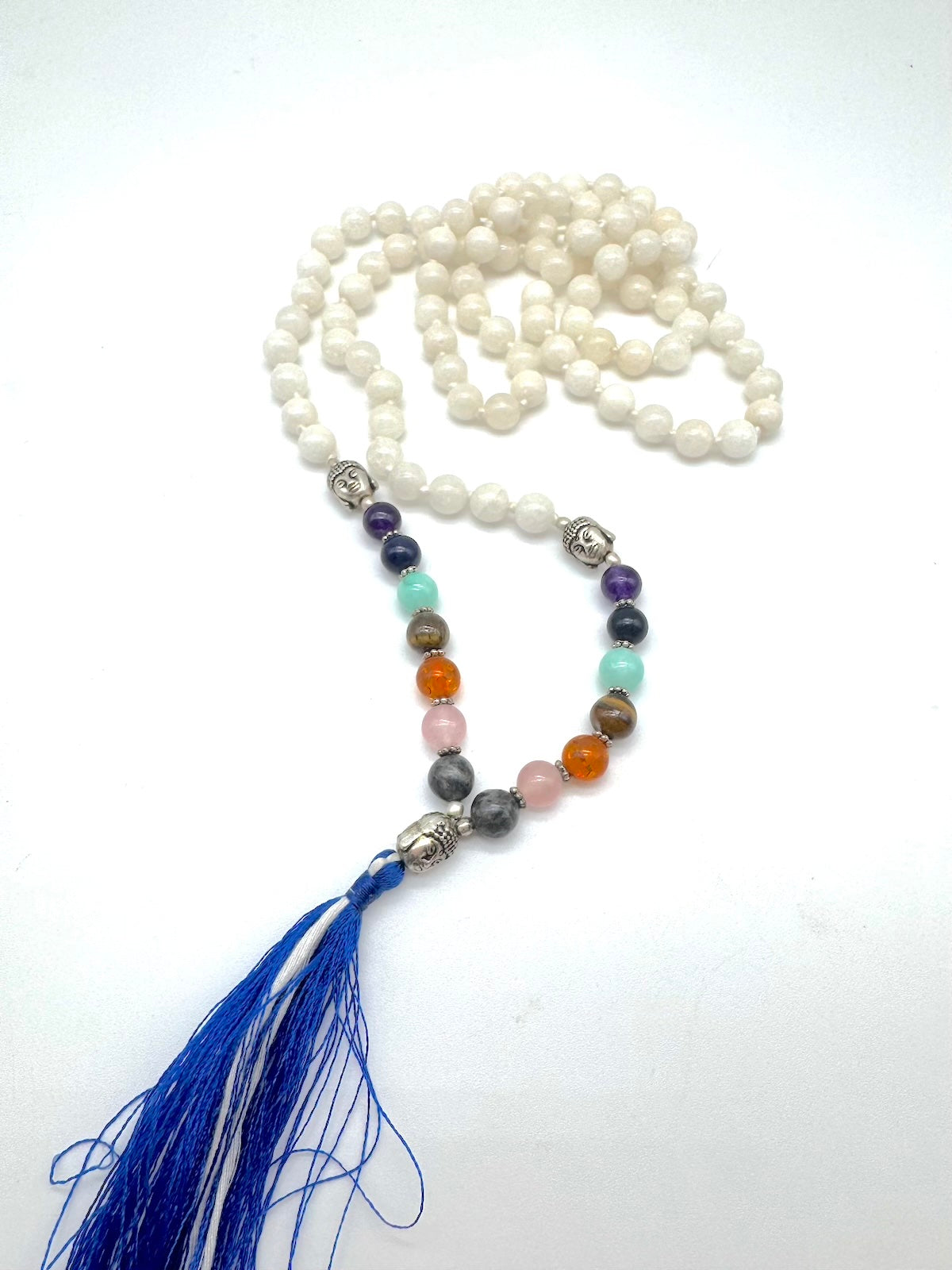 Mala de minerales naturales de ÁGATA BLANCA