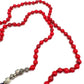 Mala de minerales naturales ÁGATA ROJA  y piedras 7 chakras con cabeza de buda