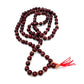 Mala budista de madera roja