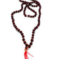 Mala budista de madera roja