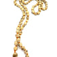 Japa mala de la India de madera clara de Tulsi