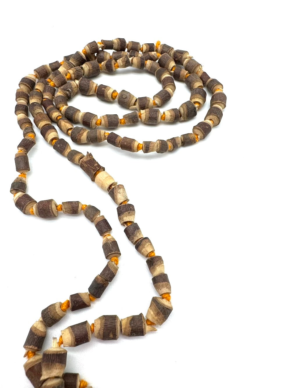 Japa mala de la India de madera de Tulsi