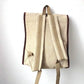Mochila de cañamo ecológico color crema