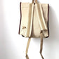 Mochila de cañamo ecológico color crema