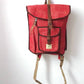 Mochila de cañamo ecológico color rojo