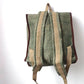 Mochila de cañamo ecológico color verde