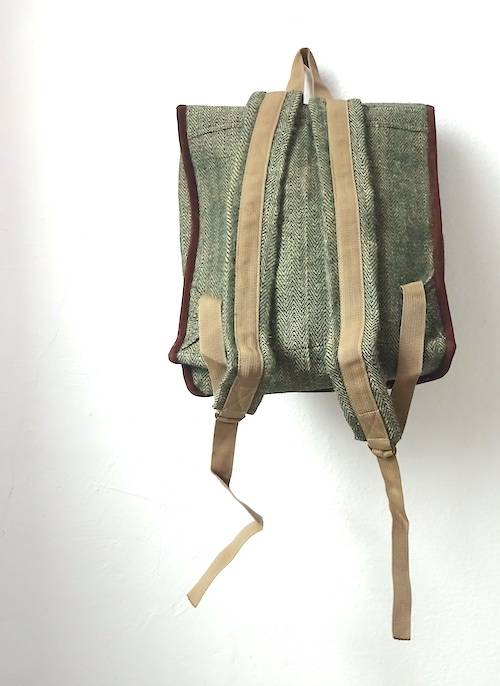 Mochila de cañamo ecológico color verde