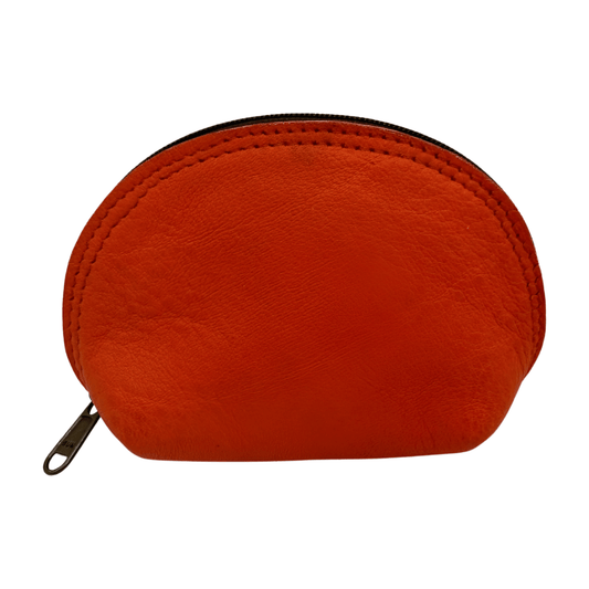 Monedero de la India de piel naranja