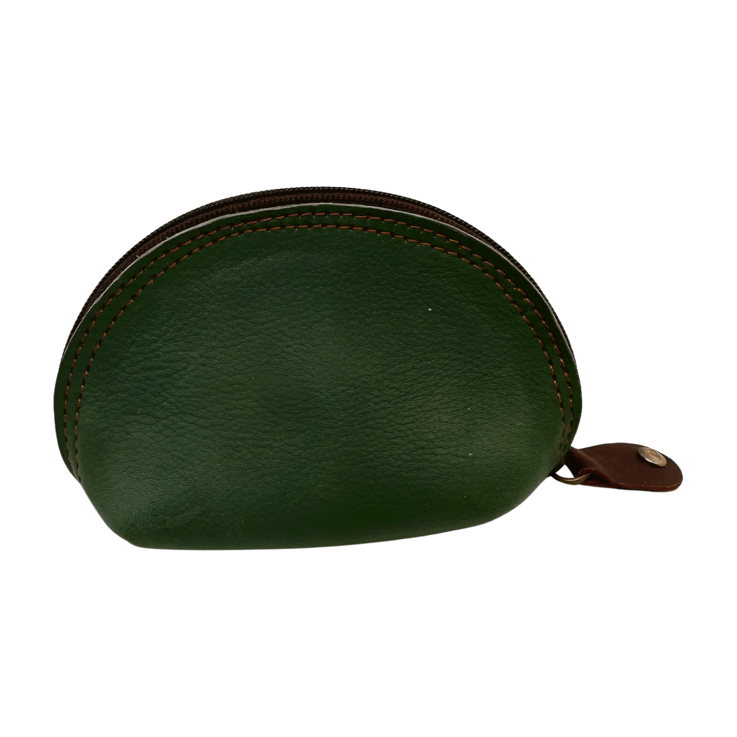Monedero indio de piel verde
