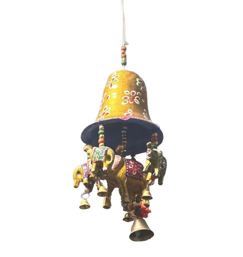 Móvil decorativo campana con elefantes