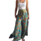 Pantalón envolvente de seda india