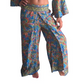 Pantalón superpuesto de seda india