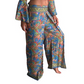 Pantalón superpuesto de seda india
