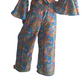 Pantalón superpuesto de seda india