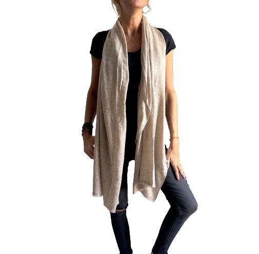 Pashmina india de lana 100% cashmere-Modelo H