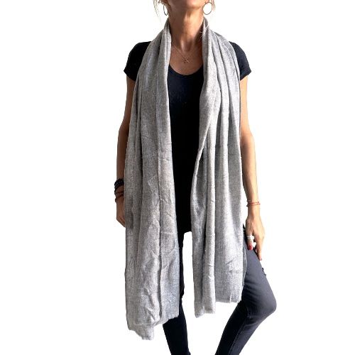 Pashmina india de lana 100% cashmere-Modelo J