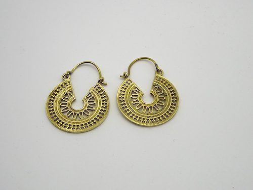 Pendientes de bisutería India Darvage