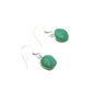 Pendientes de plata con esmeralda