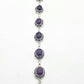 Pulsera de plata con amatista