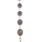 Pulsera de plata con amatista facetada
