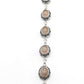 Pulsera de plata con cuarzo rosa