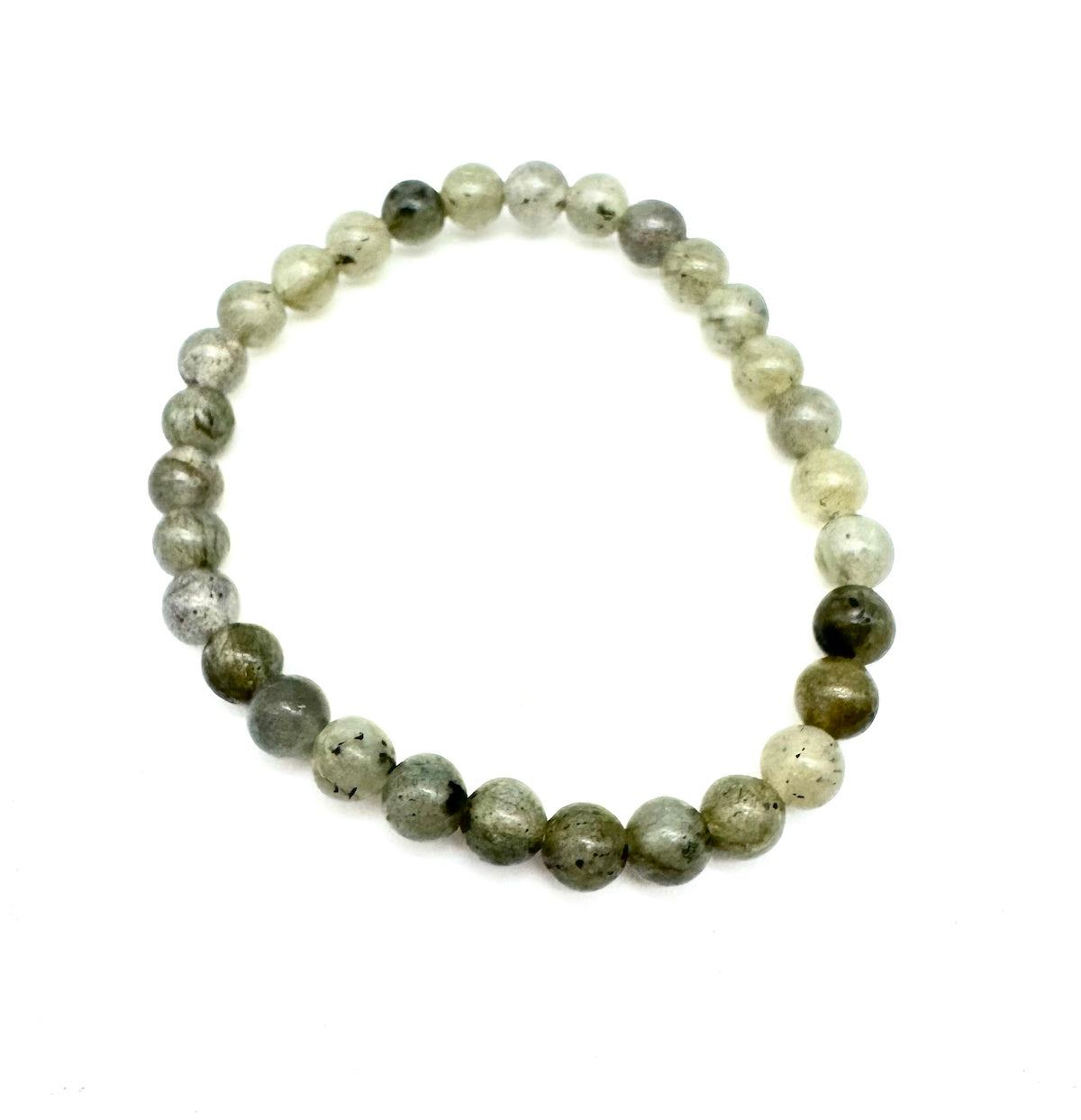 Pulsera elástica de minerales LABRADORITA