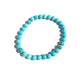 Pulsera elástica de minerales TURQUESA