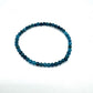 Pulsera elástica de minerales APATITA AZUL
