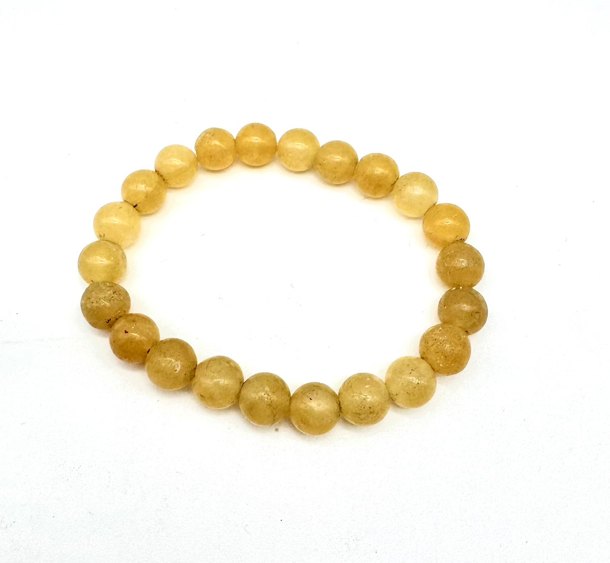 Pulsera elástica de minerales CALCITA AMARILLA