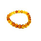Pulsera elástica de minerales CUARZO CITRINO