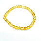 Pulsera elástica de minerales CUARZO CITRINO