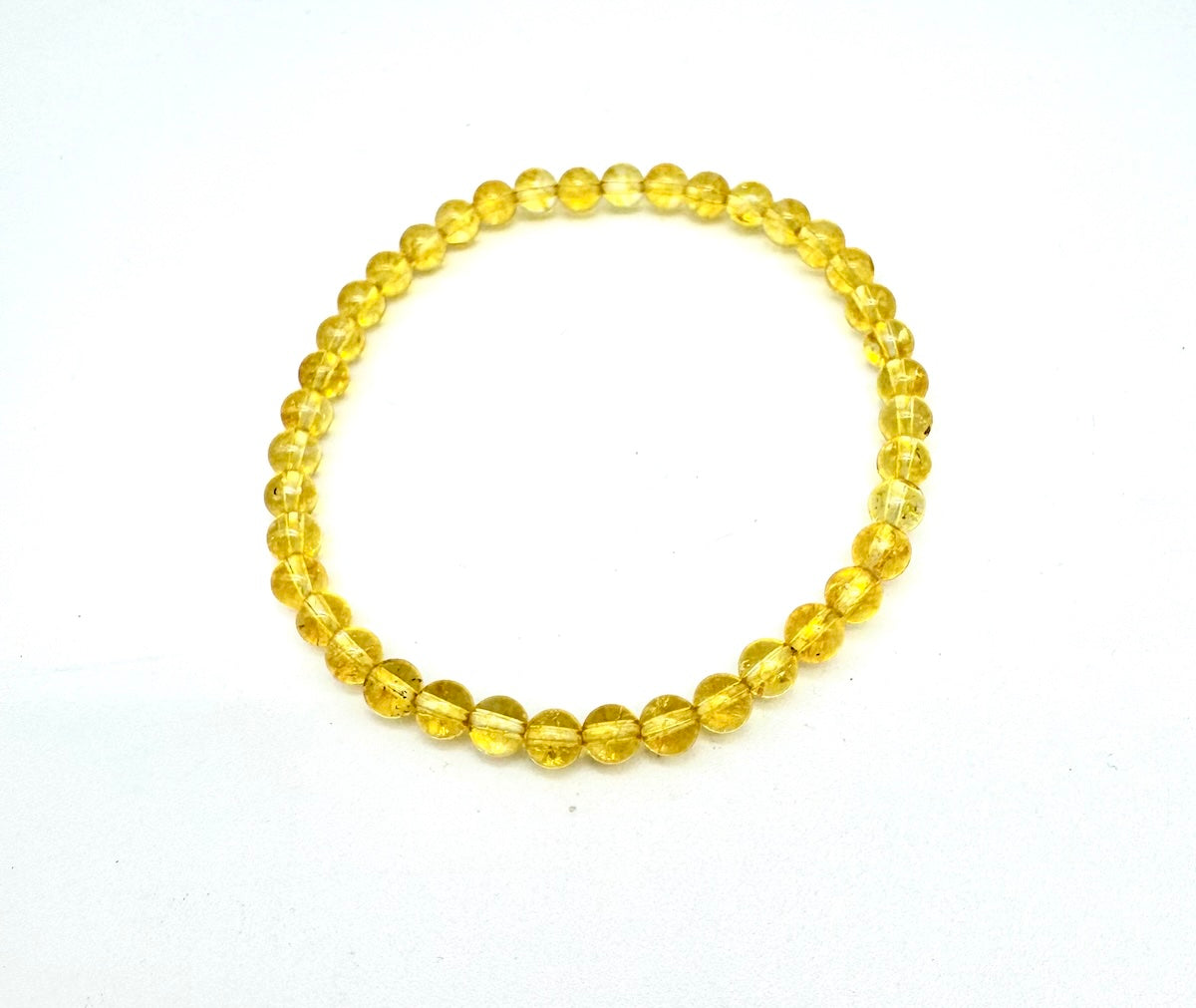 Pulsera elástica de minerales CUARZO CITRINO