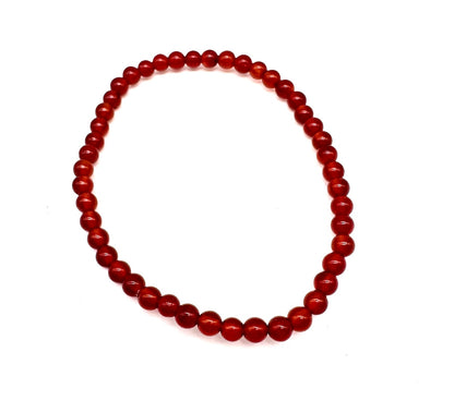 Pulsera elástica de minerales CORNALINA