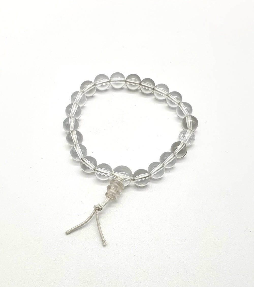 Pulsera elástica de minerales CUARZO