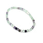 Pulsera elástica de minerales FLUORITA