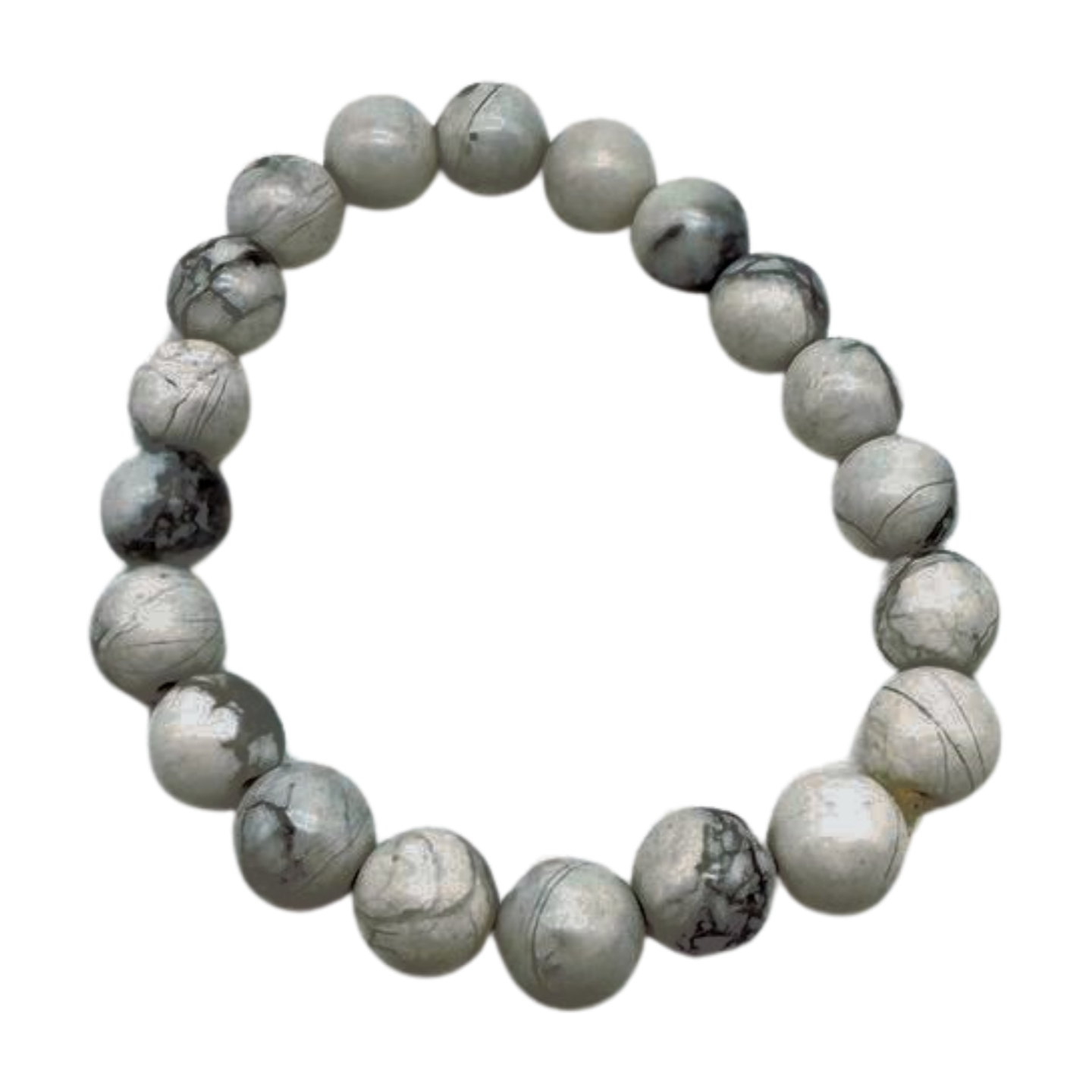 Pulsera elástica de minerales HOWLITA