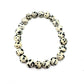 Pulsera elástica de minerales JASPE DÁLMATA