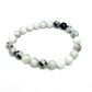 Pulsera elástica de minerales PIEDRA LUNA