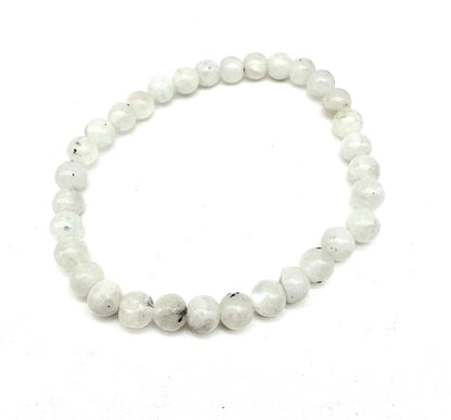 Pulsera elástica de minerales PIEDRA LUNA
