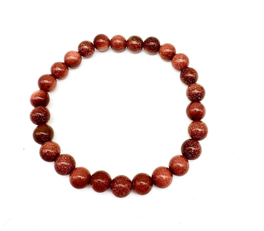 Pulsera elástica de minerales PIEDRA SOL