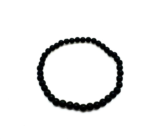 Pulsera elástica de minerales PIEDRA VOLCÁNICA