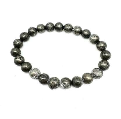 Pulsera elástica de minerales PIRITA
