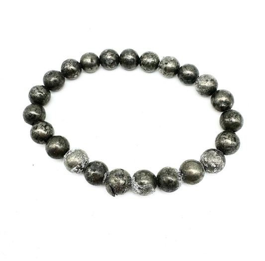 Pulsera elástica de minerales PIRITA