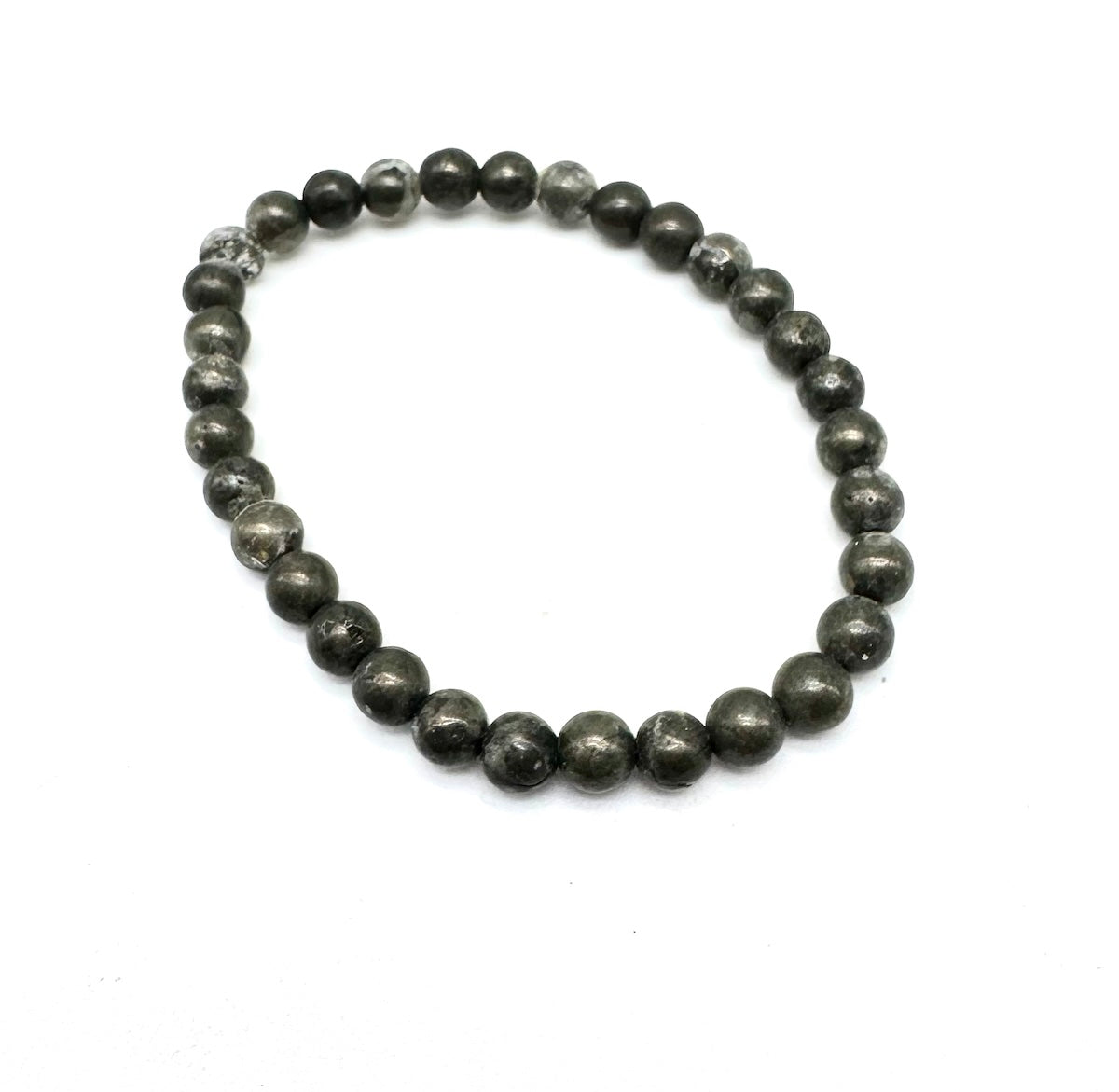 Pulsera elástica de minerales PIRITA