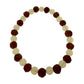 Pulsera elástica de RUDRAKSHA con MINERALES